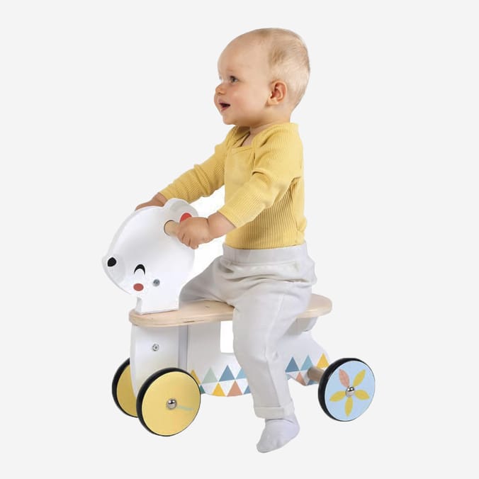 Janod Wooden Ride On Baby Bear Carrier