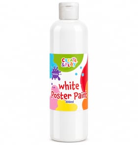 Create & Play 300ML Poster Paint - White