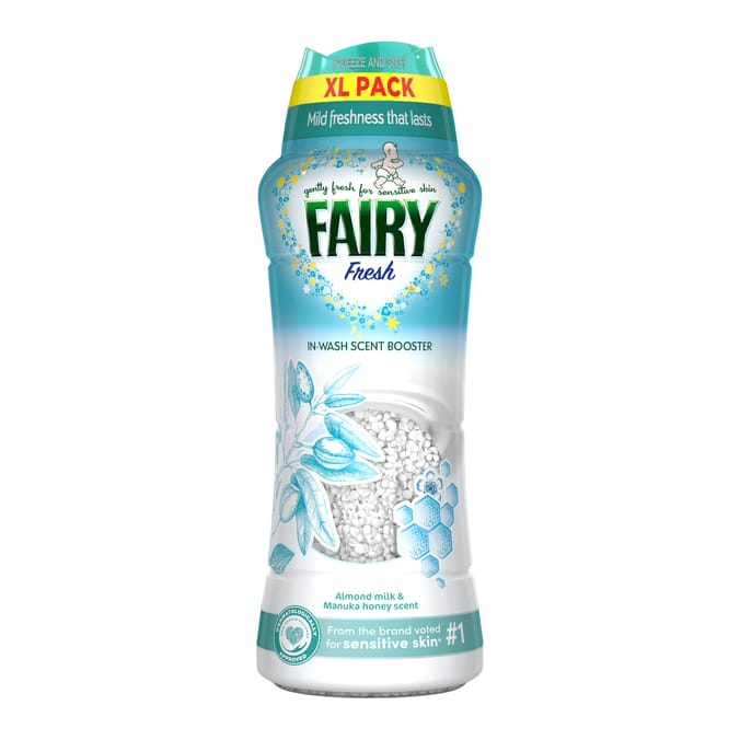 Fairy Fresh In Wash Scent Booster 37 Washes 495g - Almond Milk & Manuka Honey