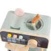 Let's Play Wooden Barista Set with Coffee Bean Grinder