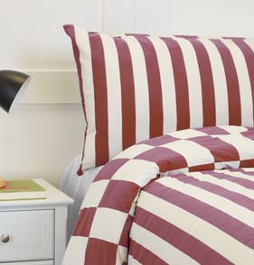  Home Striped Duvet Set - Red