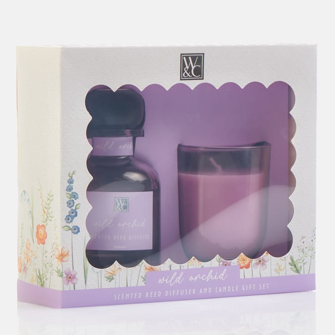Wickford & Co Candle & Diffuser Gift Set - Wild Orchid