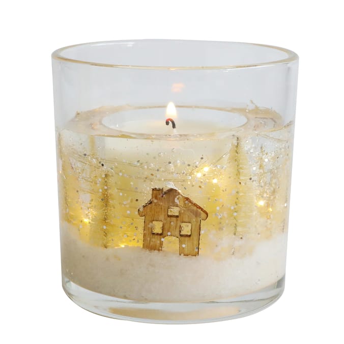 Wickford & Co Led Light Up Candle Warm Apple & Cinnamon - House