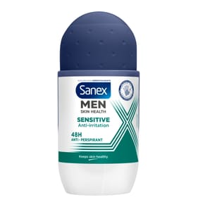 Sanex Men Sensitive Antiperspirant Roll-On Deodorant 50ml