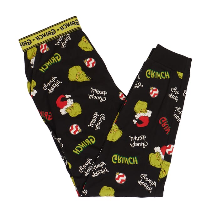 The Grinch Men s Lounge Pants Home Bargains