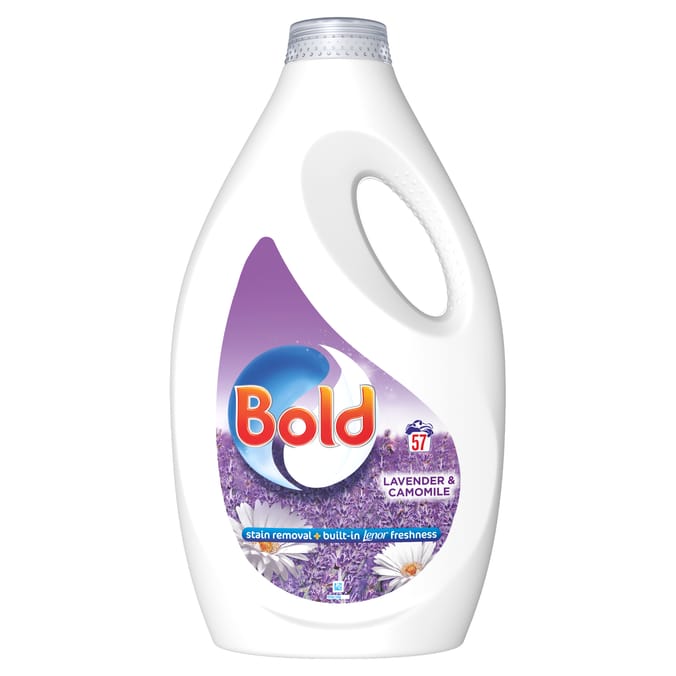 Bold 2in1 Washing Liquid Lavender & Camomile 1.995l 57 Washes