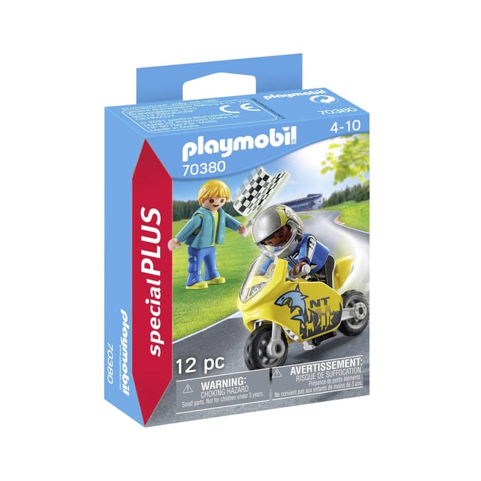 Playmobil Special Plus Boys With Motorcycle