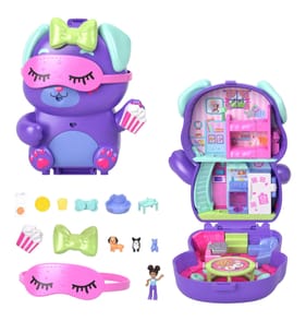 Polly Pocket Pocket World Dolls and Playset - Sleepover Puppy JCR38