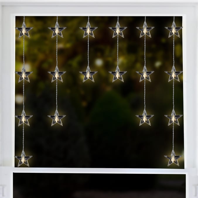Prestige Mains Operated LED Star Curtain Lights