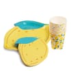 The Outdoor Living Collection 40 Piece Lemon Paper Dinnerware Set