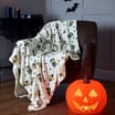 Hallow Scream Bear Print Throw
