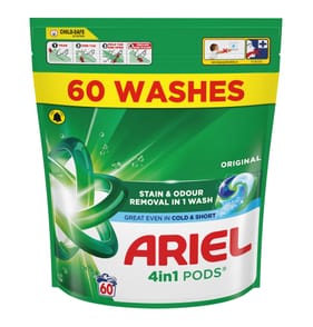 Ariel 4in1 Pods Washing Capsules 60 Washes