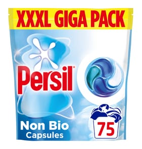 Persil 4in1 Laundry Capsules 75 Washes - Non Bio