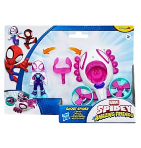 Marvel Spidey And His Amazing Friends Vehicle - Ghost Spider & Copter