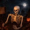 Hallow Scream Skeleton Ground Breaker Decoration