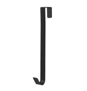 Festive Feeling Metal Christmas Wreath Hanger - Black
