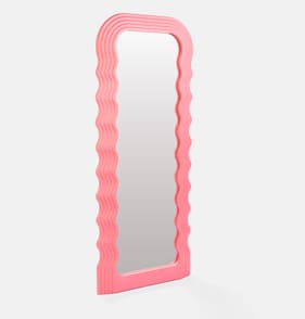 The Kids Edit Wavy Mirror - Pink
