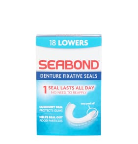 Seabond Denture Fixative Seals Lowers 18's