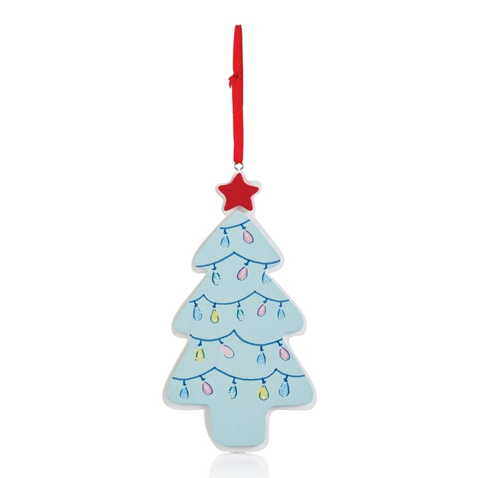 Joyful Hanging Wooden Tree