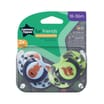 Tommee Tippee Fun Soother 2 Pack 18-36m Patterned