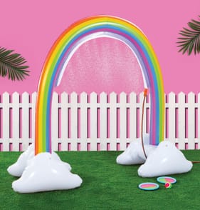 Hello Summer Inflatable Rainbow Sprinkler