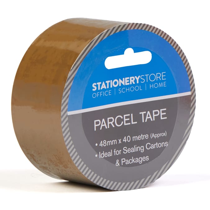 Stationery Store Parcel Tape 48mm x 40m 36 Pack