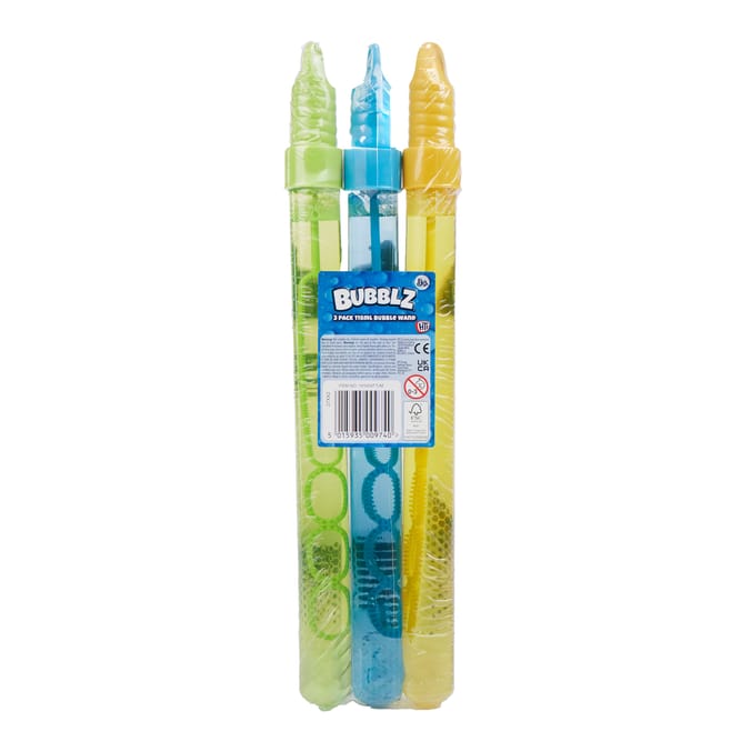 Bubblz Bubble Wand 3 Pack 118ml