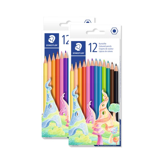 Staedtler Colouring Pencils 12 Pack | Home Bargains
