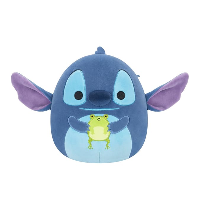 Squishmallows Disney Stitch Plush with Frog 20.5cm