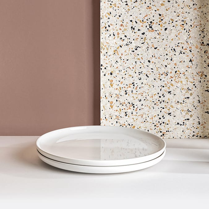 Moods Breakfast & Dessert Plate 2 Pack Set