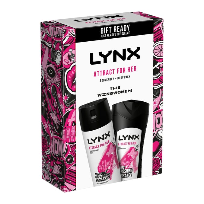 Lynx Body Spray Duo Gift Set -  Attract For Her