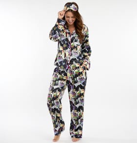Disney Villains Ladies Satin Pyjamas