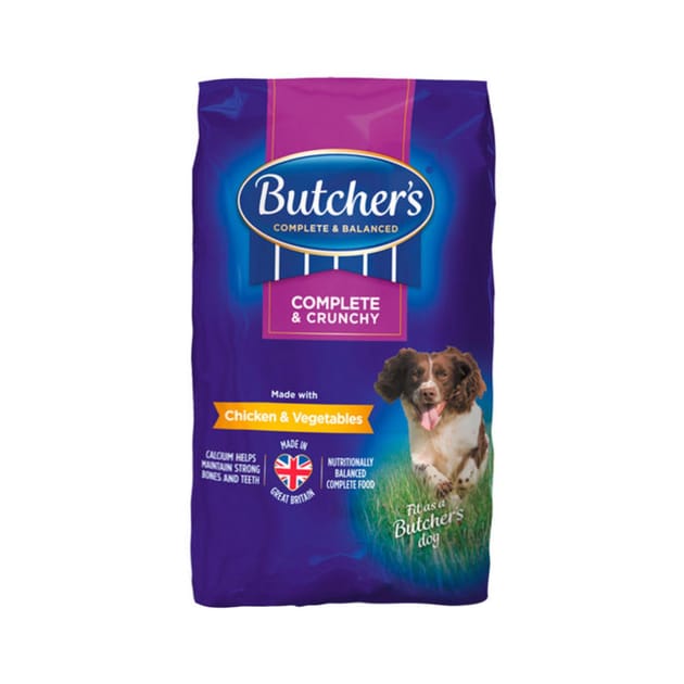 Butcher s Complete Crunchy Dog Dry Food 15kg Chicken Vegetables Home Bargains