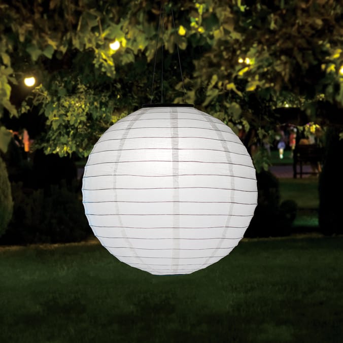 Firefly 12" Hanging Lantern Solar Light
