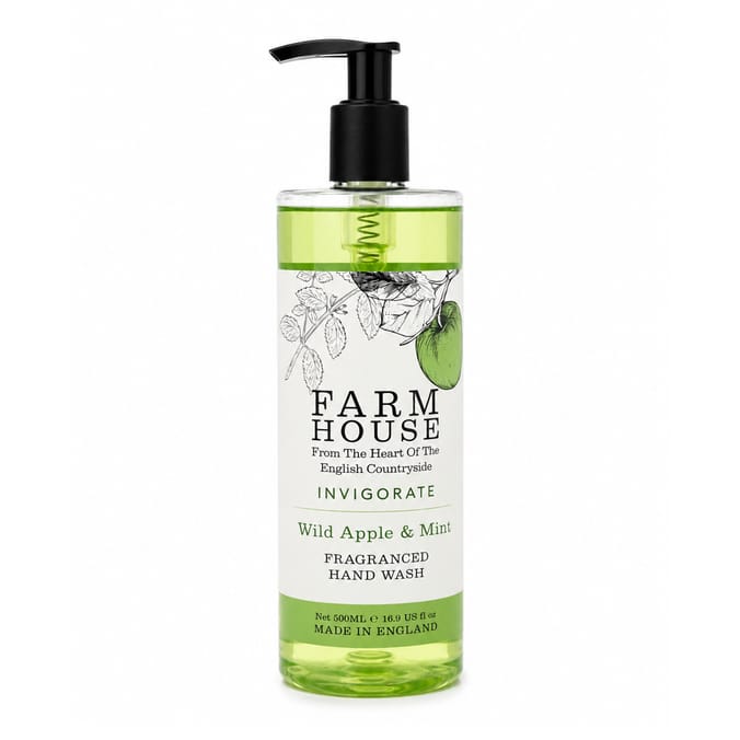 Farm House Invigorate Fragranced Hand Wash 500ml - Wild Apple & Mint