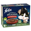 Felix Naturally Delicious Countryside Selection Wet Cat Food 12x80g