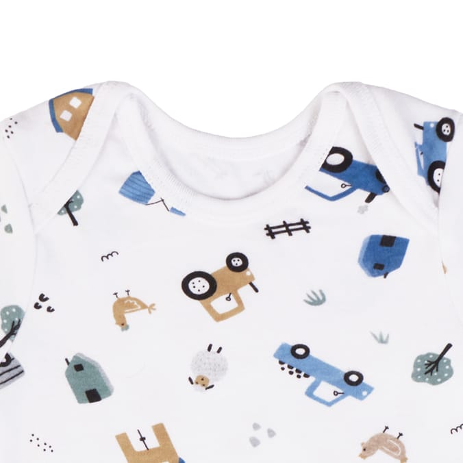 Pure Baby Short Sleeve Bodysuit 5 Pack