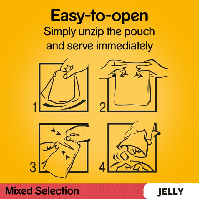 Pedigree Mixed Selection in Jelly Adult Wet Dog Food Pouches 12 x 100g