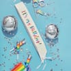 Let's Party Rainbow Birthday Sash