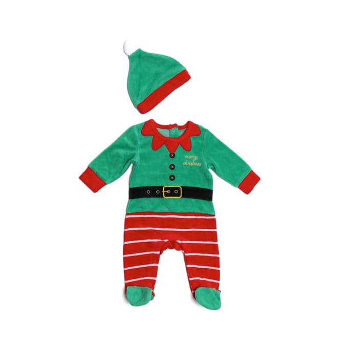 Festive Fun Fleece Baby Elf Set