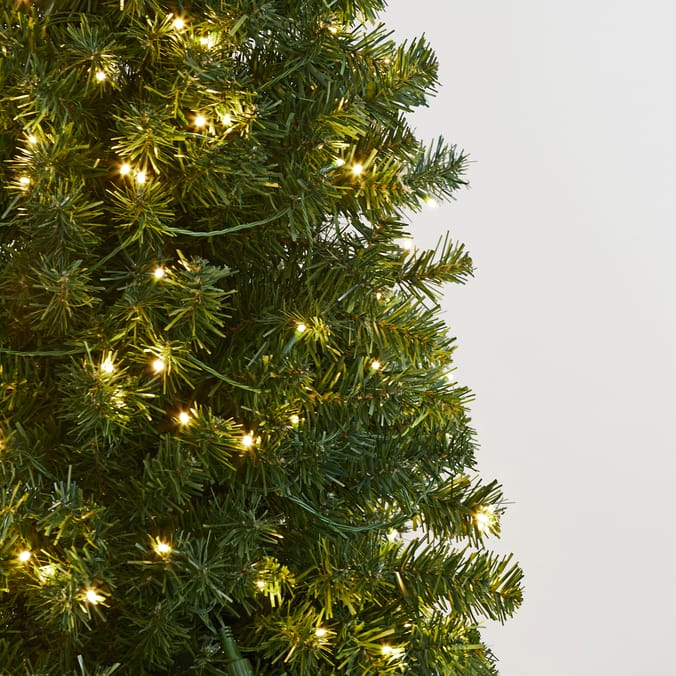 Festive Feeling Pre-Lit Outdoor Potted Tree 2m - Ceramic