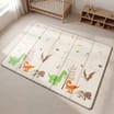 Liberty House Toys Reversible Toddler Play Mat – Jungle & Dinosaur