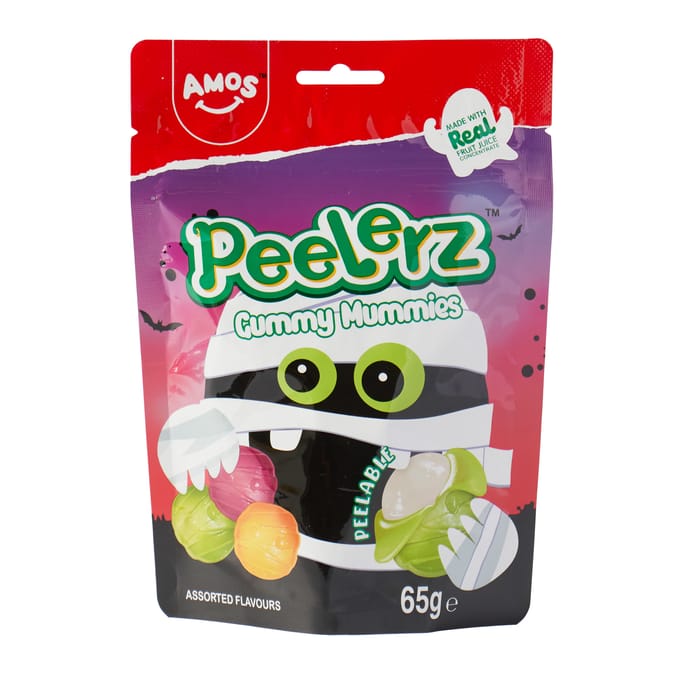 Amos Peelerz Gummy Mummies 65g
