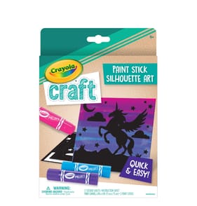 Crayola Craft Paint Stick Silhouette Art Set