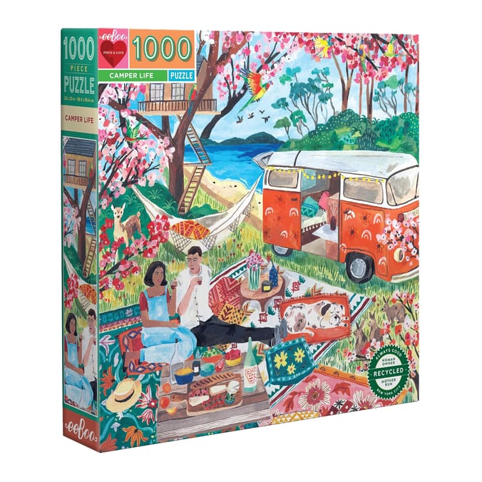  eeBoo Piece & Love 1000 Piece Puzzle Assorted