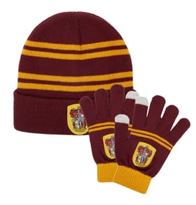 Harry Potter Kids Beanie & Gloves Set - Gryffindor
