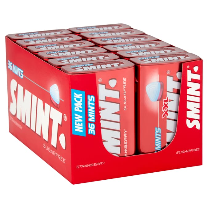 Smint Strawberry XXL 36 Mints 25g x12