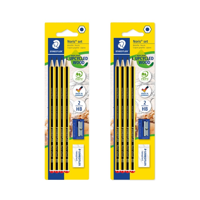Staedtler Noris 4 Pack Pencil Set x2