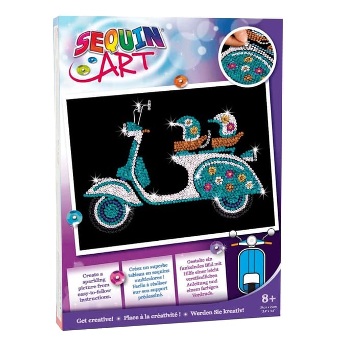 Sequin Art - Scooter