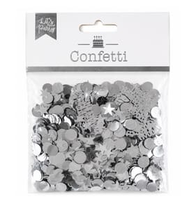 Let's Party Confetti - Silver